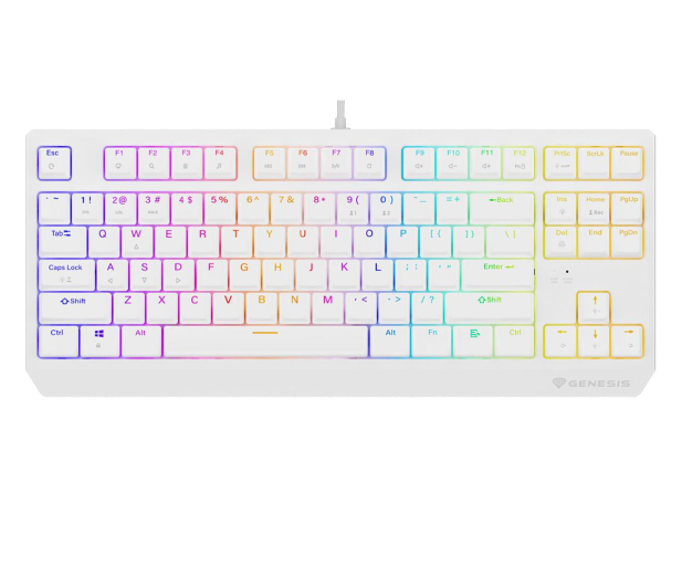 Genesis Thor 230 TKL Outemu Red Hot Swap biała NKG-2078 - 1227606 - zdjęcie